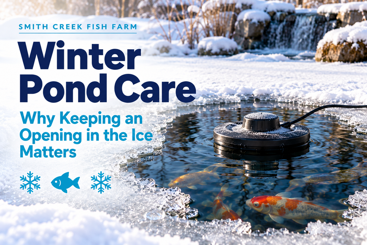Winter Pond Care: Why Keeping an Opening in the Ice Matters