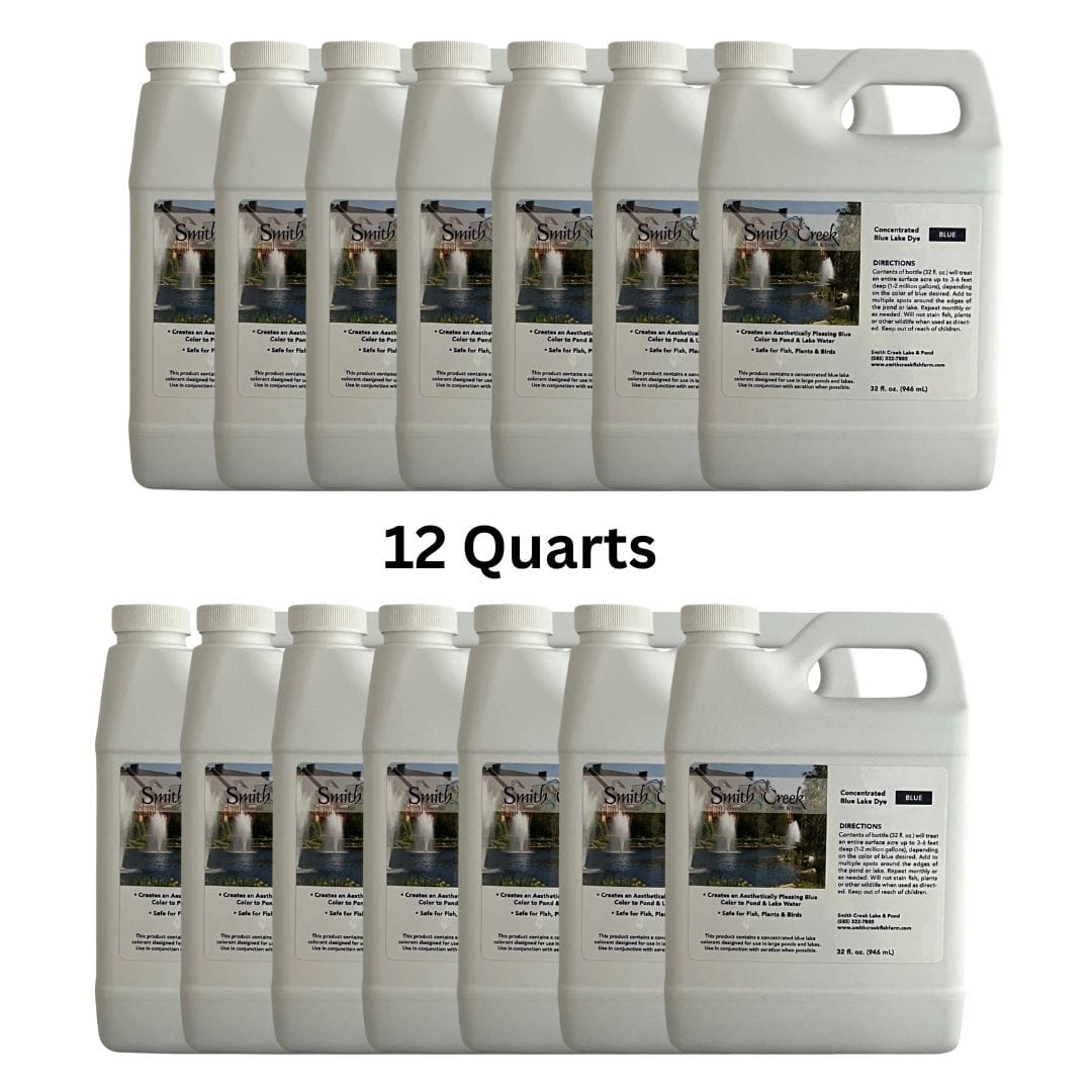 Blue Pond Water Colorant - Professional Shade for Fish Protection & Aesthetics - Smith Creek Fish Farm