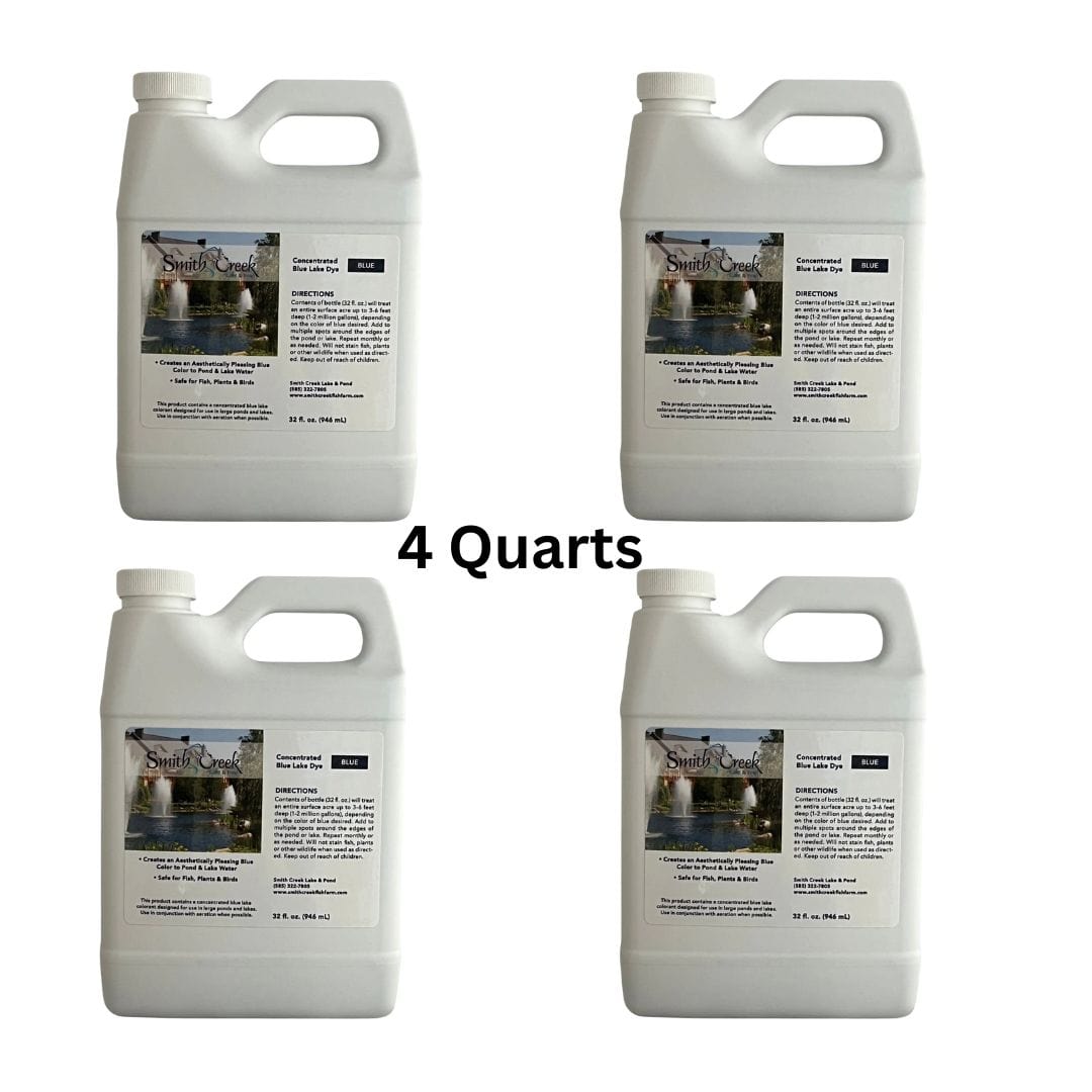Blue Pond Water Colorant - Professional Shade for Fish Protection & Aesthetics - Smith Creek Fish Farm