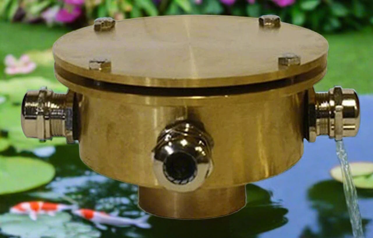 Bronze Underwater Electric Junction Box EasyPro - Smith Creek Fish Farm