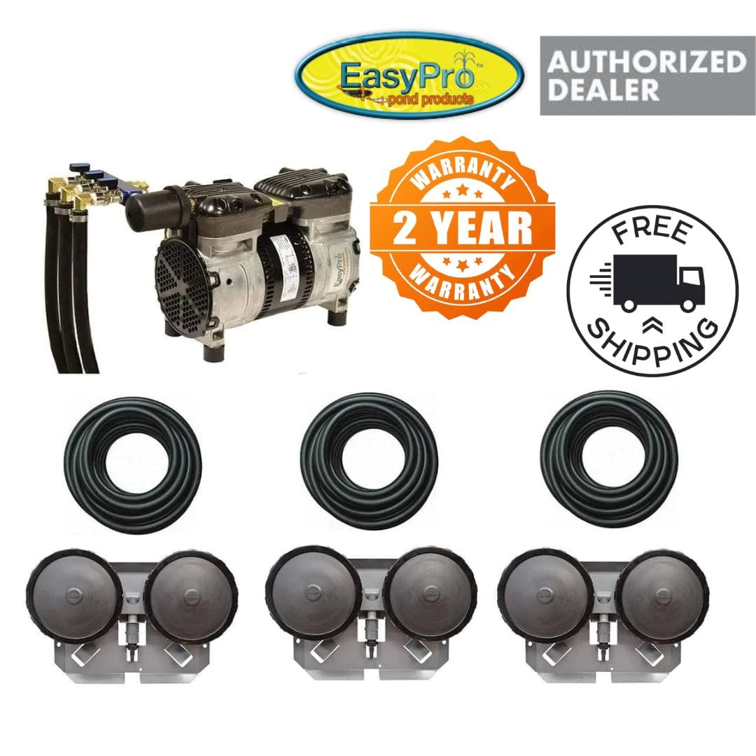 EasyPro Aerator System EasyPro Rocking Piston Aerator Basic System 3/4 HP(Upto 3 Acres) EasyPro Rocking Piston Aerator Basic System 3/4 HP(Upto 3 Acres)