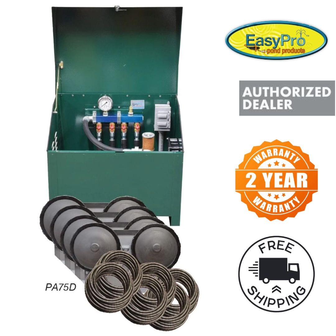 EasyPro Rotary Vane Aerator Deluxe System 3/4 HP
