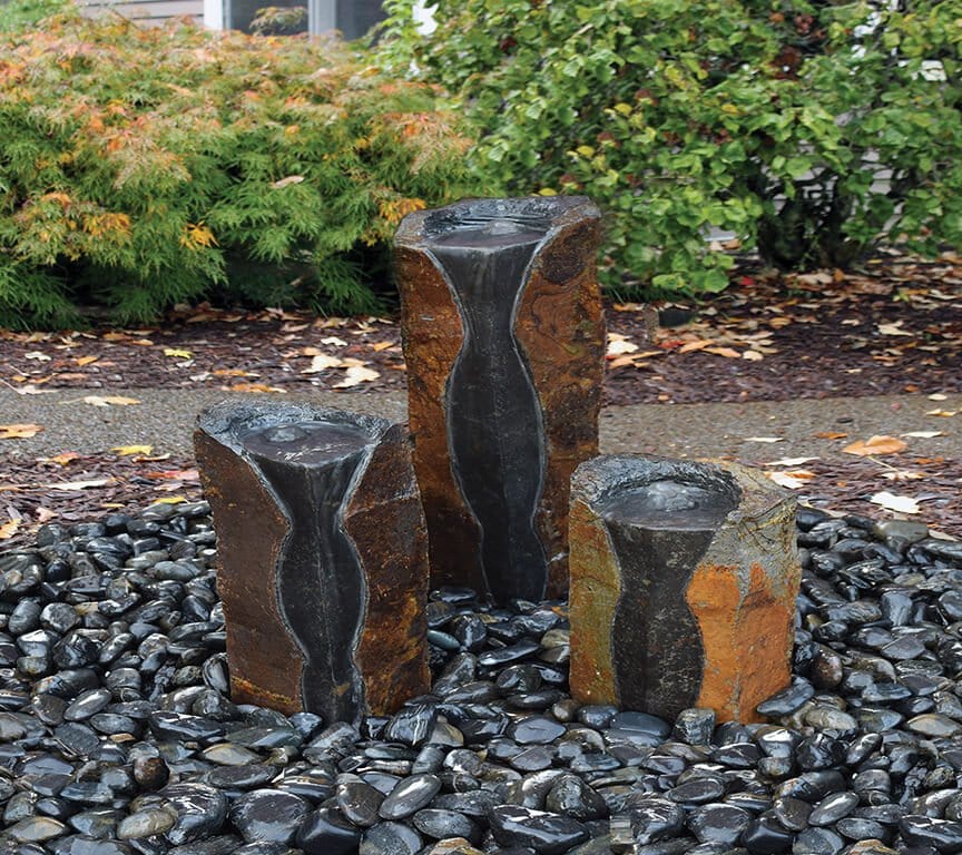 EasyPro Basalt Fountain Bordeaux Fountain XL Trio EasyPro EasyPro Bordeaux Fountain Trio - Smith Creek Fish Farm