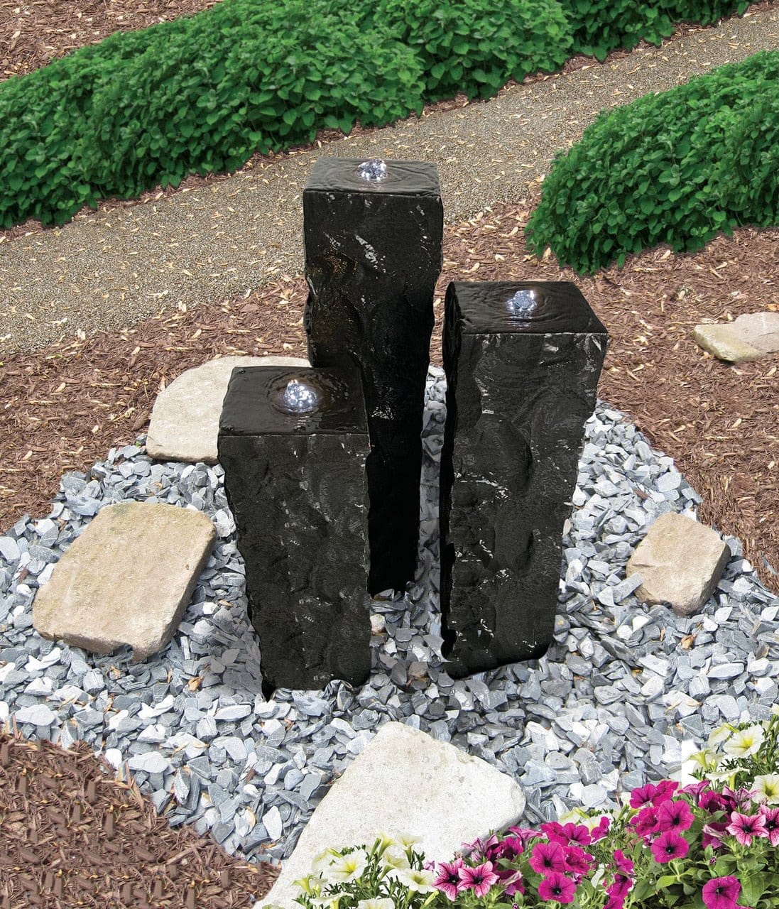 Easypro Basalt Fountain EasyPro Ebony Basalt Kit EasyPro Ebony Basalt Kit - Smith Creek Fish Farm