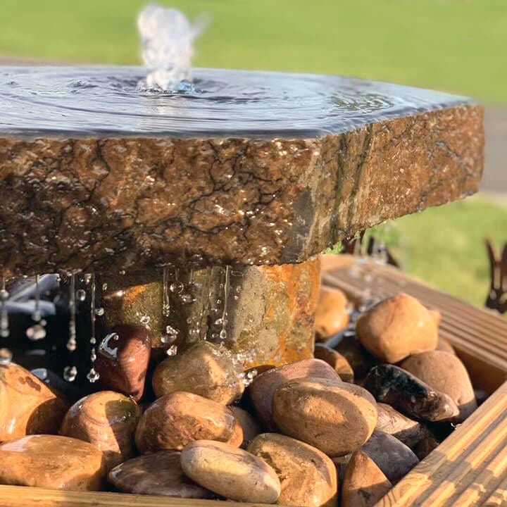 EasyPro Basalt Fountain EasyPro Pedestal Fountain EasyPro Pedestal Fountain - Smith Creek Fish Farm
