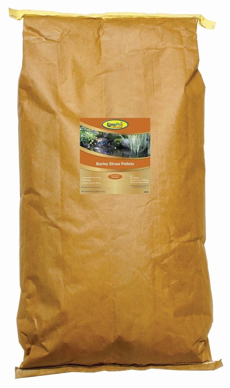 EasyPro Clarifier 40 Pound Bag EasyPro Barley Straw Pellets Barley Straw Pellets for Large Ponds | Barley Pond Clarifier
