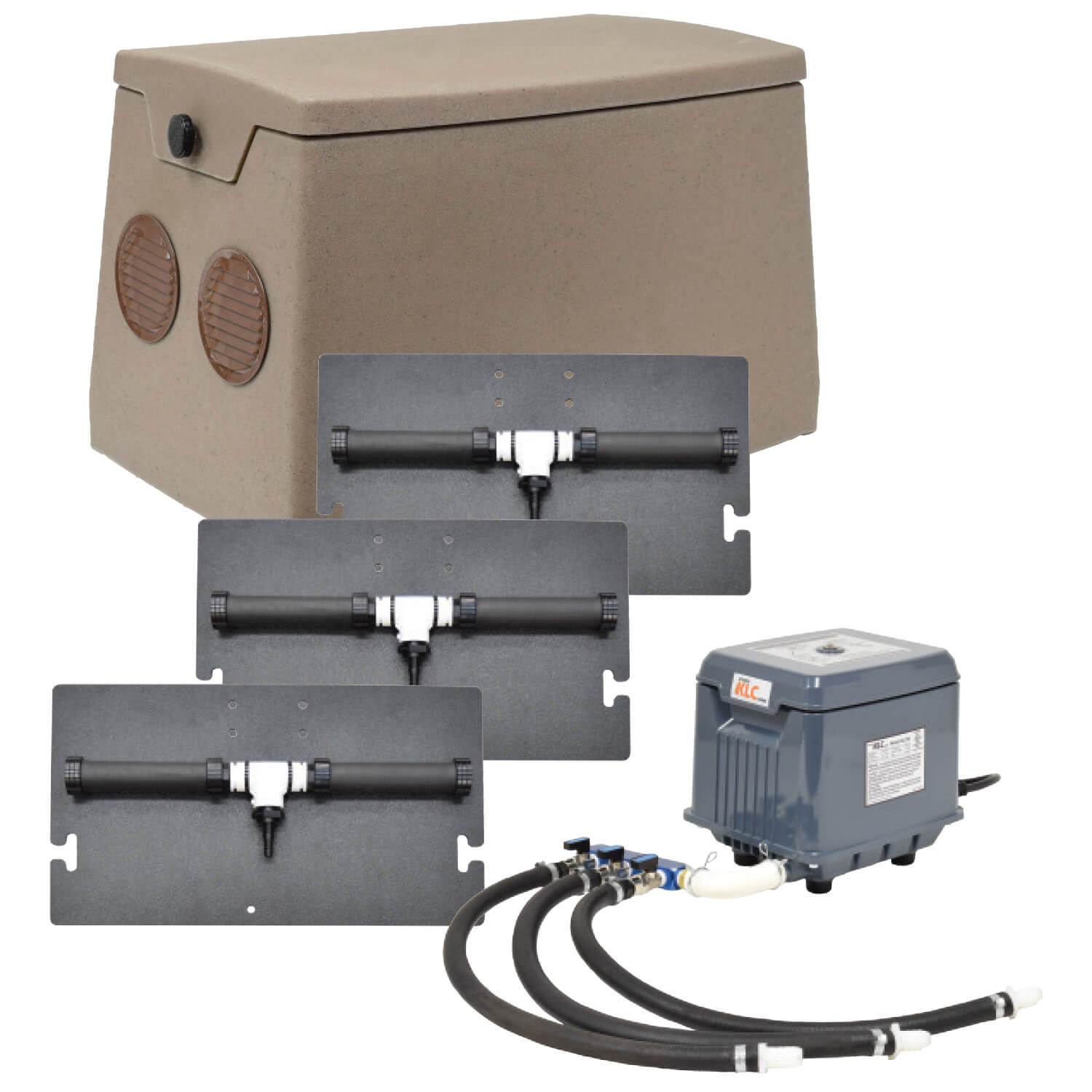 EasyPro De-Icers & Circulators DKSW45- up to 45' Stratus KLC Shallow Water Diffused Aeration De-icing Kits Stratus KLC Shallow Water Diffused Aeration De-icing Kits