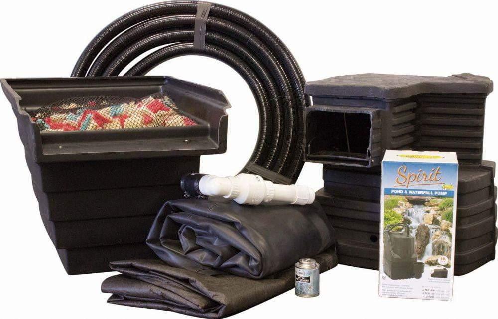 fish farm accessories EPK1015 Eco-Series Complete Pond Kit for 10' x 15' Pond