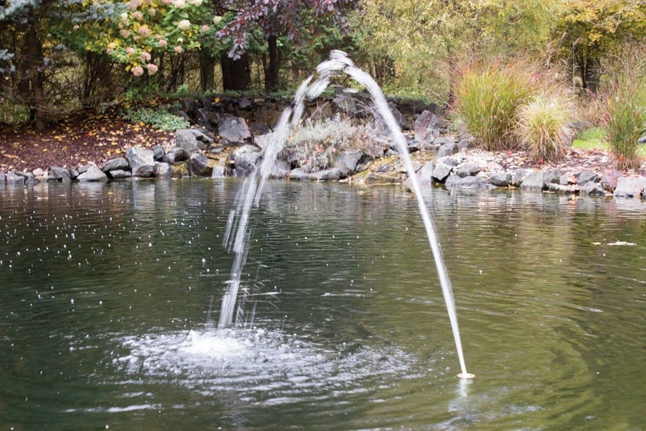 Arching Laminar Stream Fountain