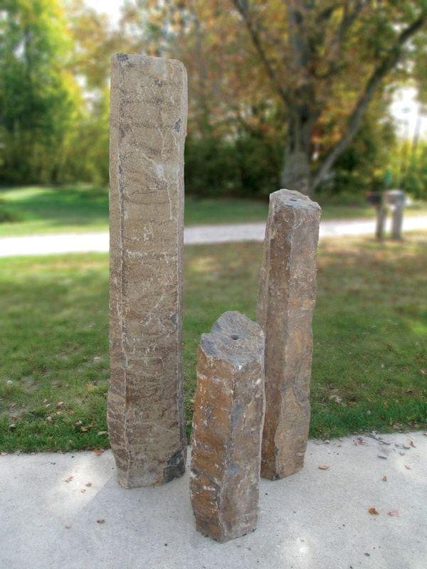 EasyPro Fountain Basalt EasyPro Large Real Basalt Column 3 Piece Set Tranquil Decor Large Real Basalt Column Set | 3', 5', 7' Tall Columns 