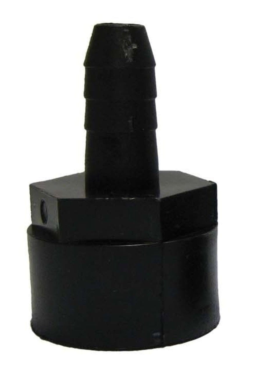 EasyPro Plumbing Statuary Black Fitting - 1/2 FPT x 3/8 Barb Statuary Black Fitting - 1/2 FPT x 3/8 Barb - Smith Creek Fish Farm