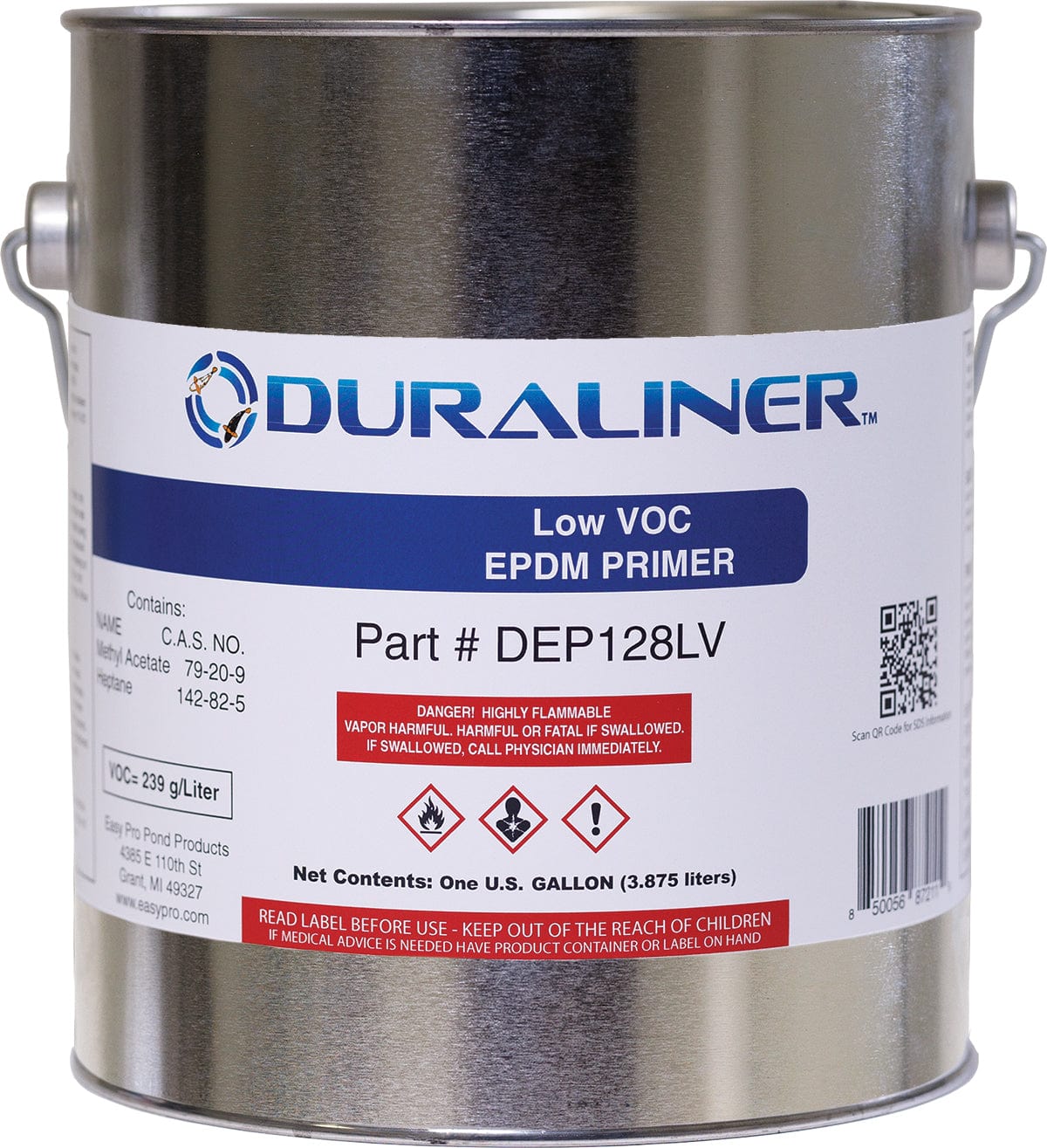 EasyPro Pond Liner and Accessories LVOC EPDM Primer- 1 gal. DuraLiner EPDM Primer
