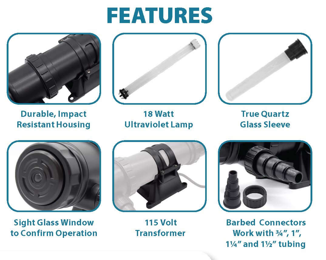 EasyPro Pro - Clear UV Ultraviolet Clarifier PC36W - Smith Creek Fish Farm
