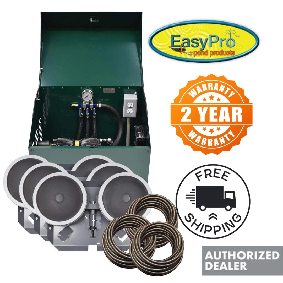 EasyPro Rocking Piston Aerator Deluxe System 1/2 HP(Upto 3 Acres) - Smith Creek Fish Farm