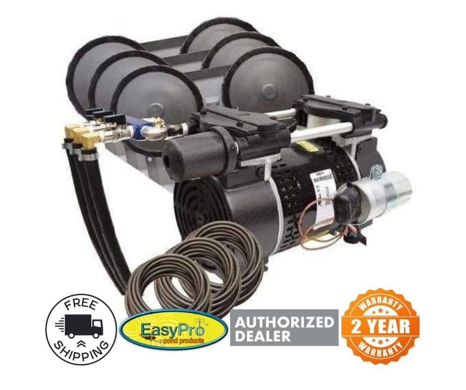 EasyPro Rocking Piston Aerator Deluxe System 3/4 HP 230V - Smith Creek Fish Farm