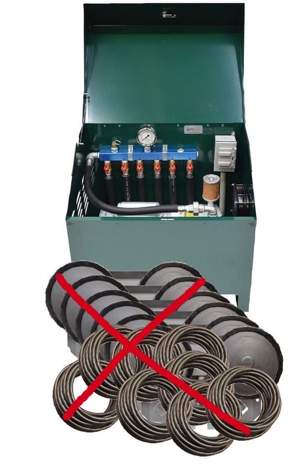 EasyPro Rotary Vane Aerator Deluxe System 1HP - Smith Creek Fish Farm