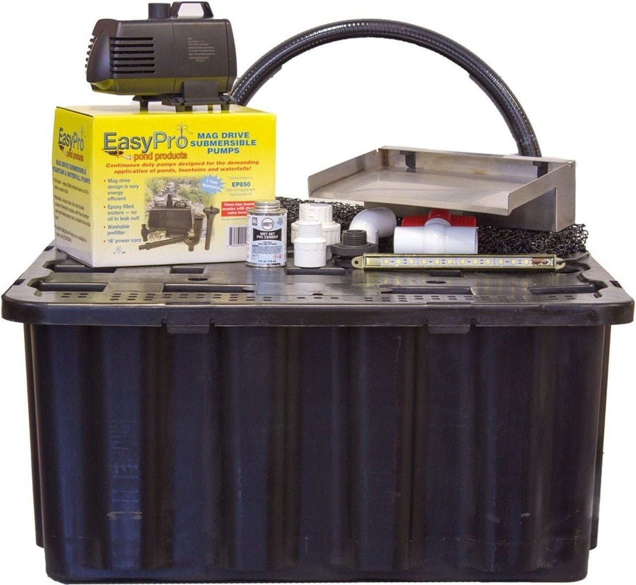 EasyPro Vianti Falls Stainless Spillway Kits 11 - 1/2" - Smith Creek Fish Farm