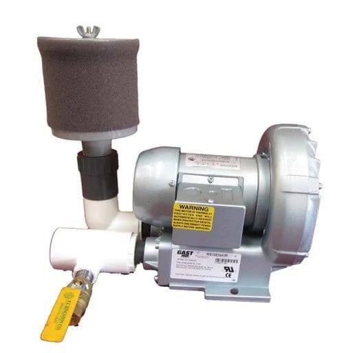 Gast Aerator System Parts Gast Regenerative Blower with Filter and Bleed Valve Gast Regenerative Air Blower with Filter & Bleed Valve for Sale