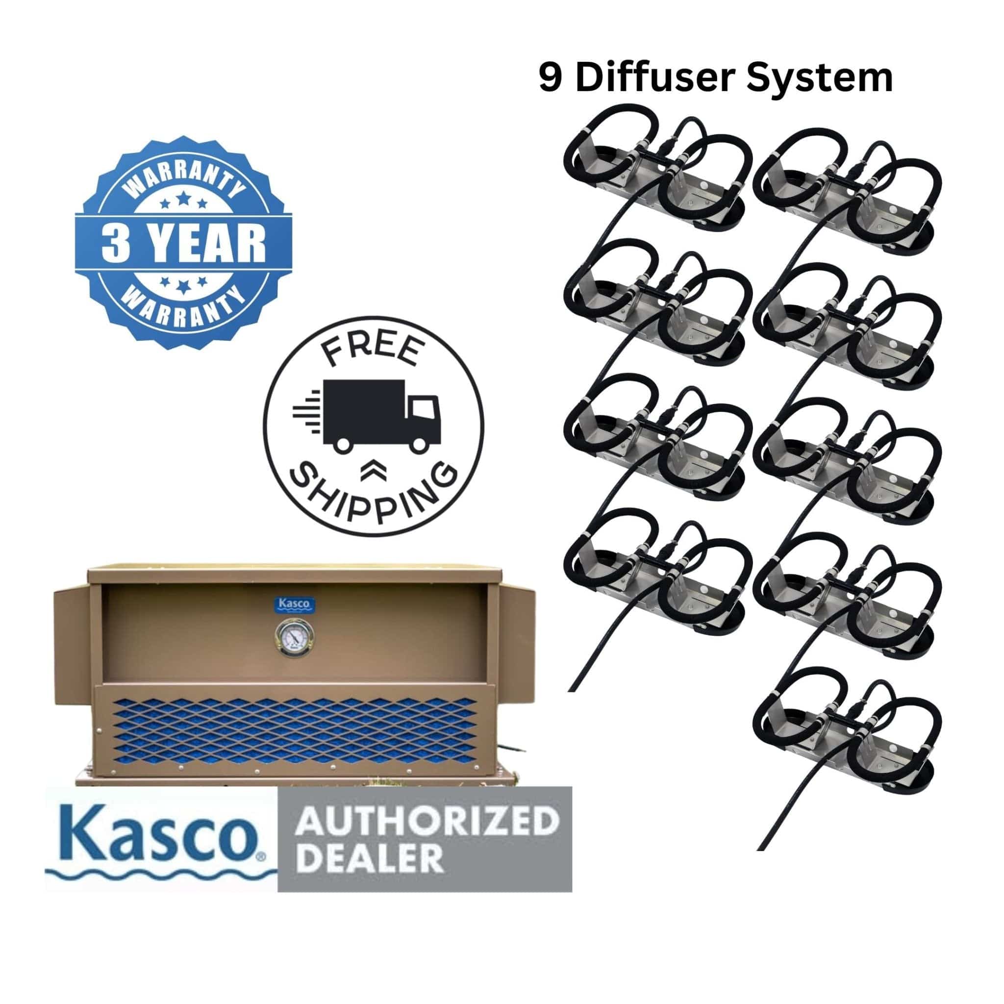 Kasco Robust-Aire 9: 1/2 HP (3) 240V