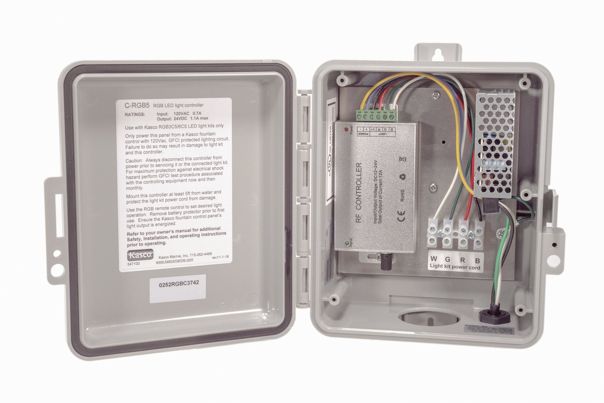 Kasco Fountain Lighting RGB LED 3 Fixture Kit - Smith Creek Fish Farm