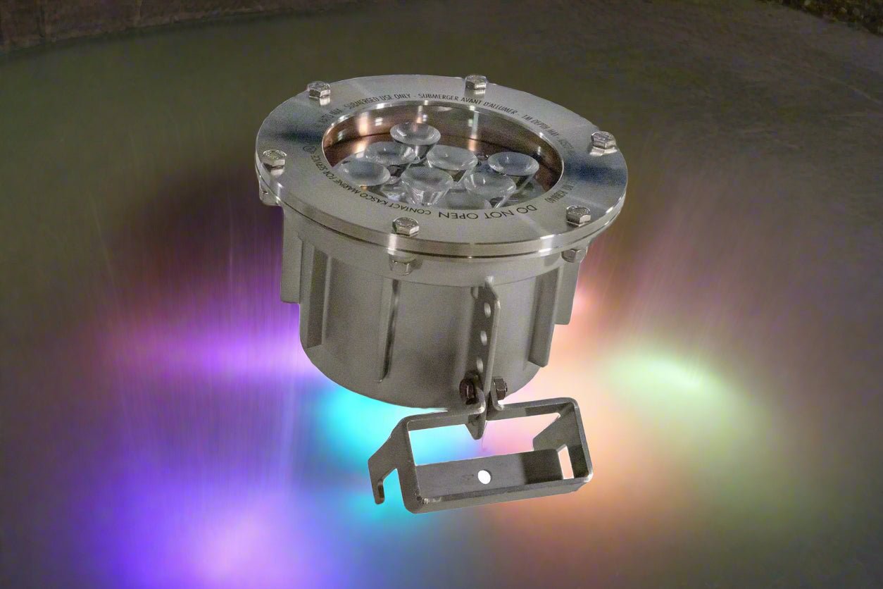 Kasco RGBW Waterglow Lighting Kit 3X40 Watt Fixtures Push Button Control - Smith Creek Fish Farm