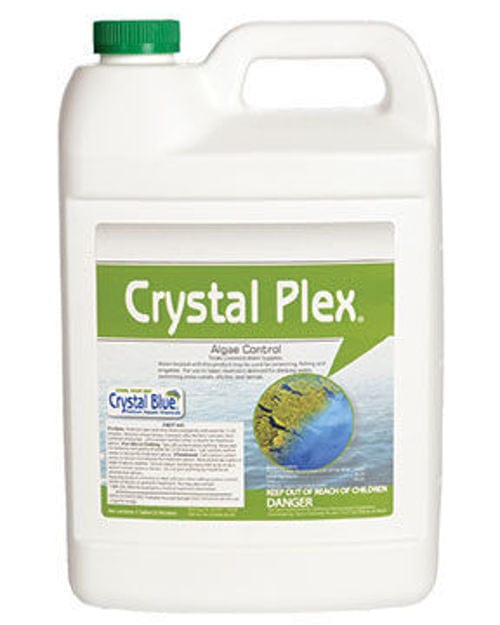 Sanco Chemical Algaecide Crystal Plex Copper Sulfate Liquid Gallon Copper Sulfate Algae Control | Safe & Effective