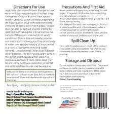 Sanco Pond Dye Crystal Blue Pond Dye Gallon Crystal Blue Pond Dye - Year-Round Beauty for Your Pond