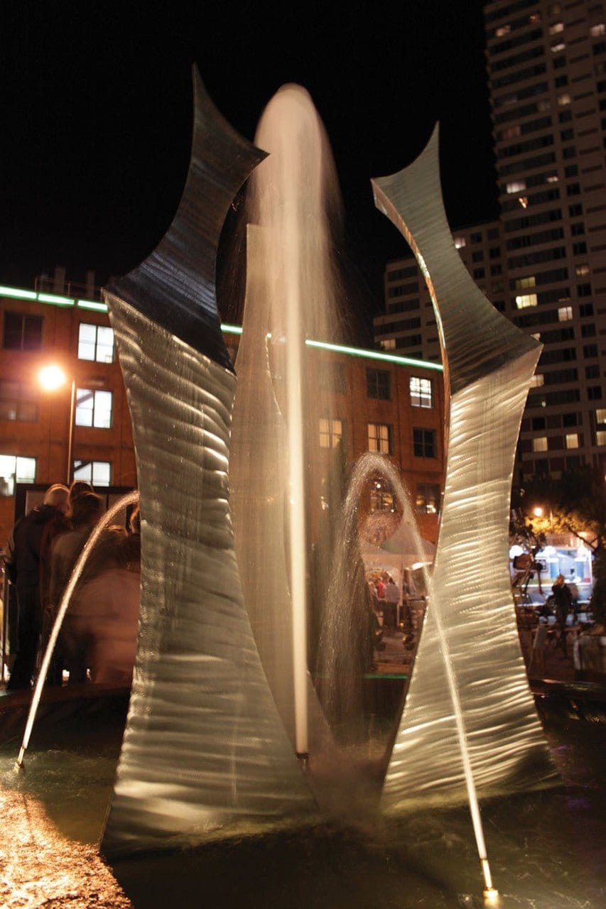 Stainless Steel Foam Jet Fountain Nozzle - Smith Creek Fish Farm