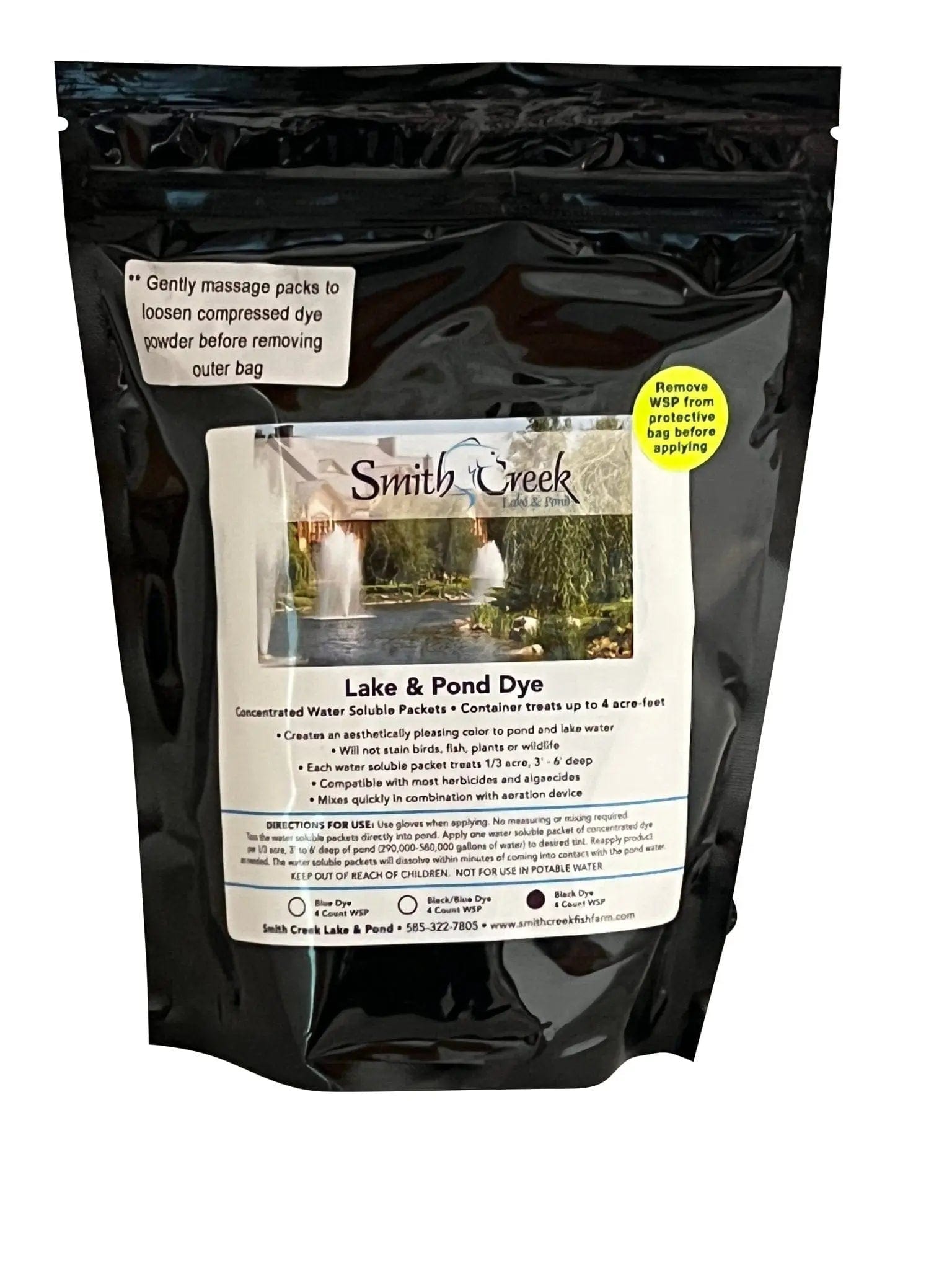 Black Pond Dye Toss Packs Smith Creek - Smith Creek Fish Farm