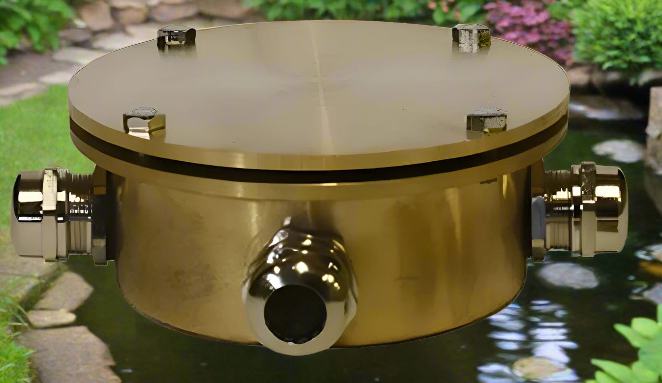 Bronze Underwater Electric Junction Box EasyPro - Smith Creek Fish Farm