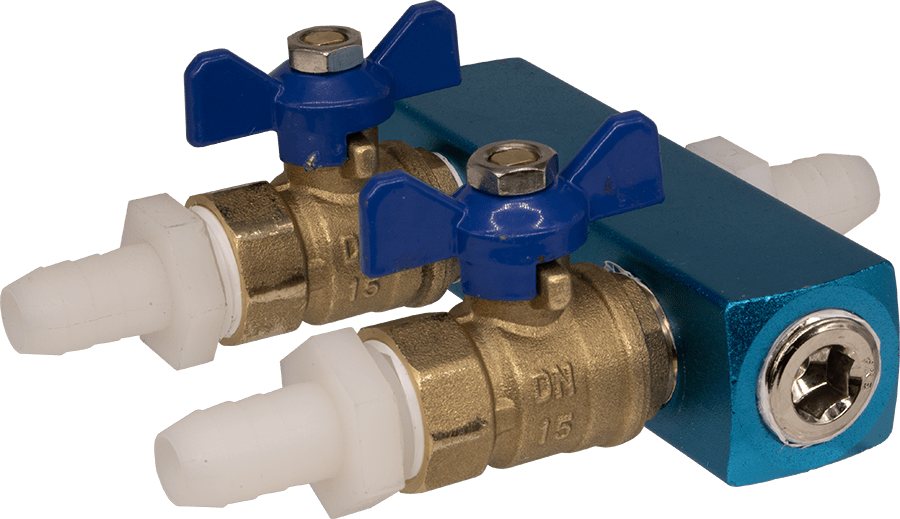 EasyPro Aerator System Parts Aluminum Valved Splitter EasyPro Aluminum Valved Splitter EasyPro - Smith Creek Fish Farm