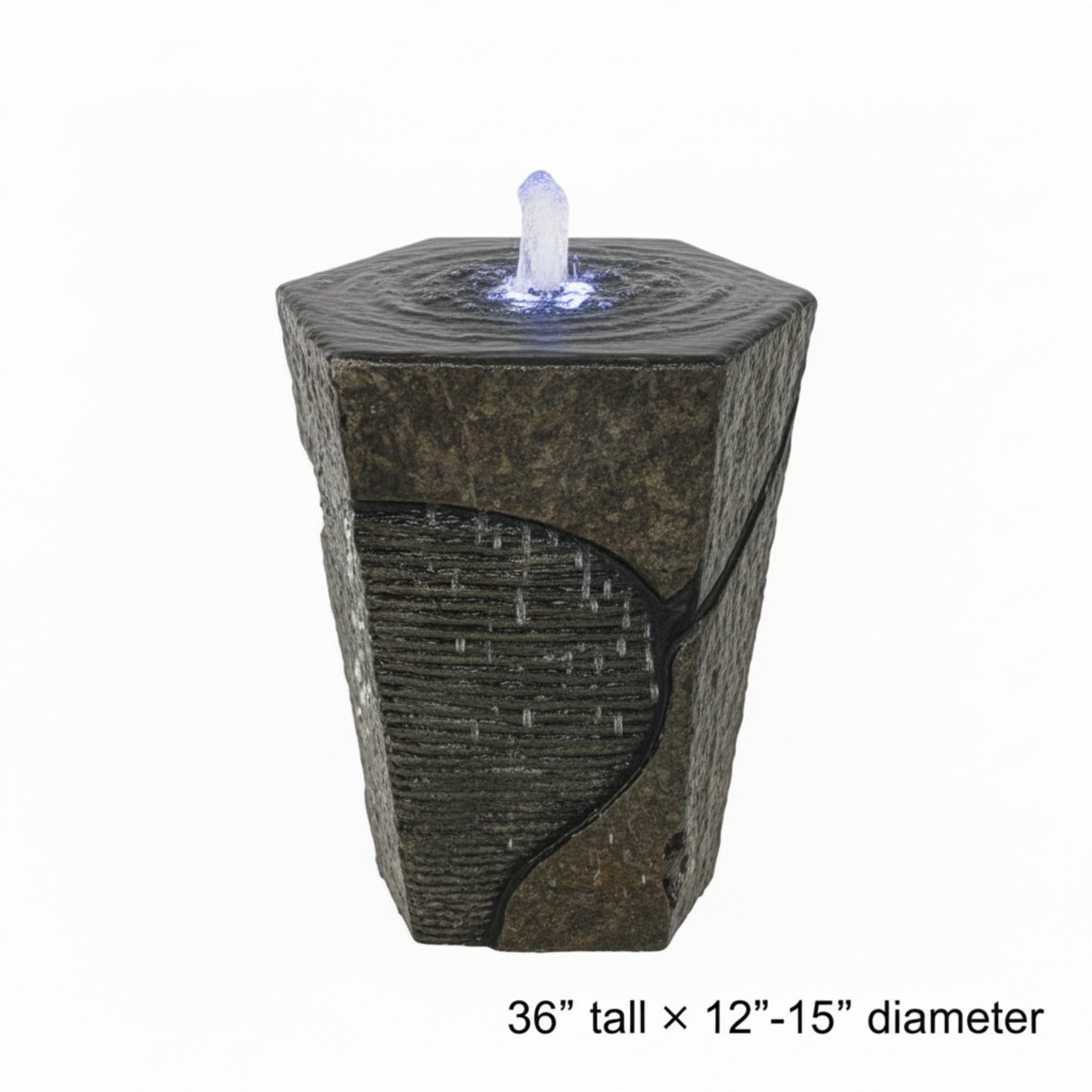 EasyPro Costola Basalt Fountain - Smith Creek Fish Farm