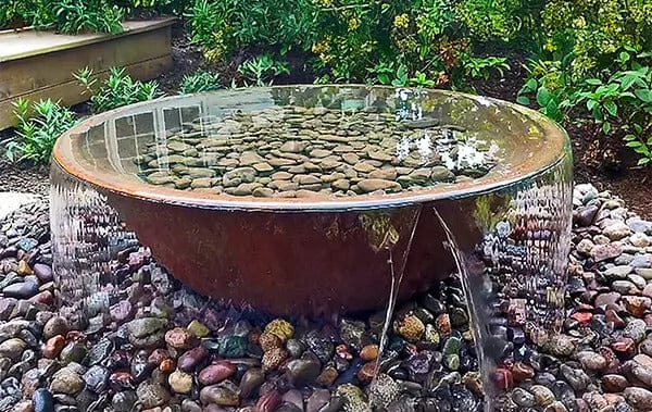 EasyPro Fountain EasyPro Sugar Kettle Fountain EasyPro Infinity Bowl Fountain - Smith Creek Fish Farm