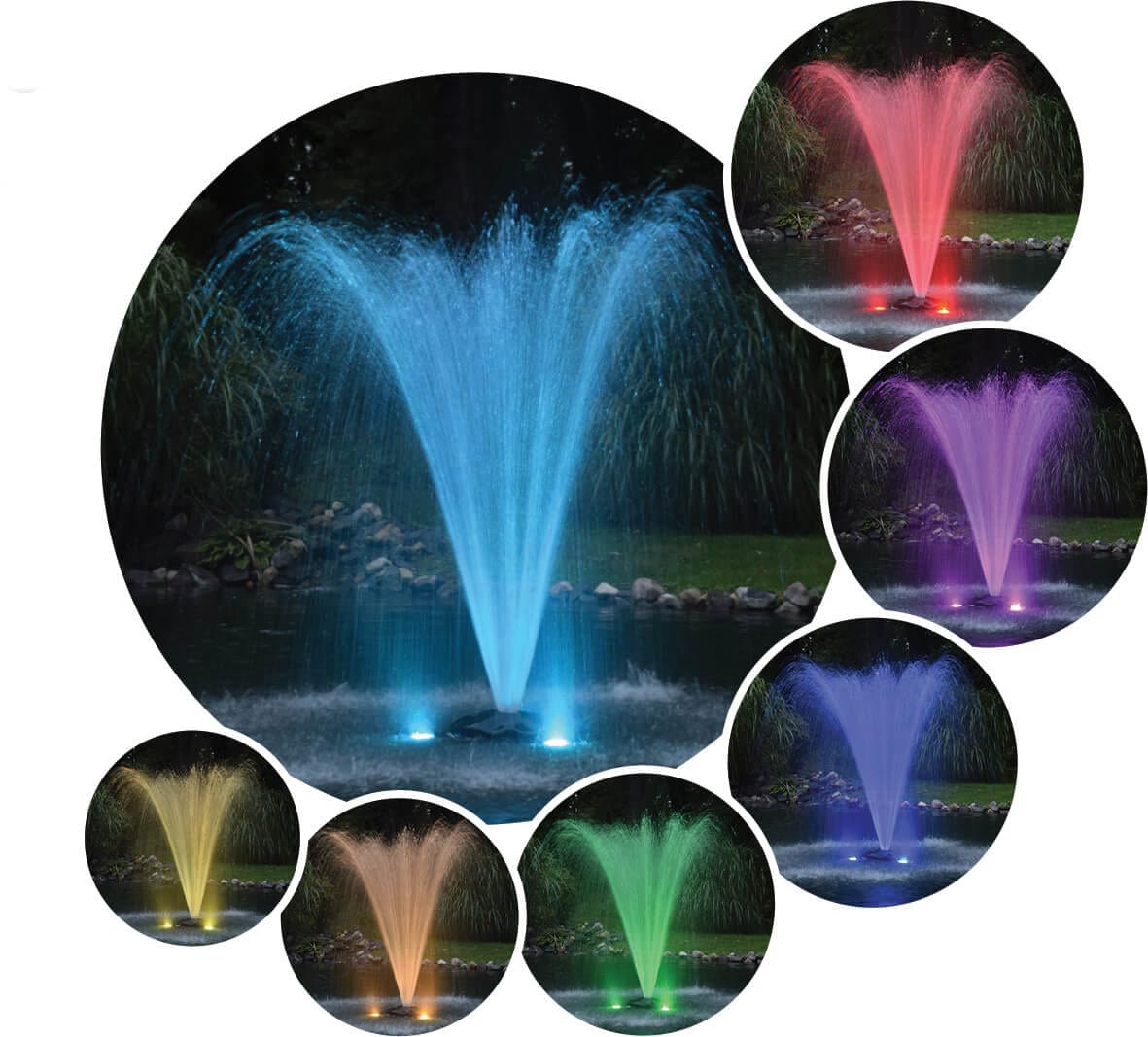 EasyPro Fountain Light Kit EasyPro Color Changing Fountain Light Kit Color-Changing Fountain/ Water Feature Light Kit