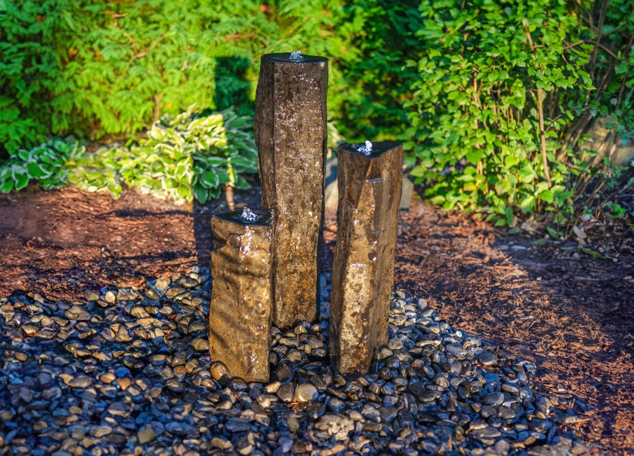 EasyPro Medium Polished Top Basalts Fountain - Smith Creek Fish Farm