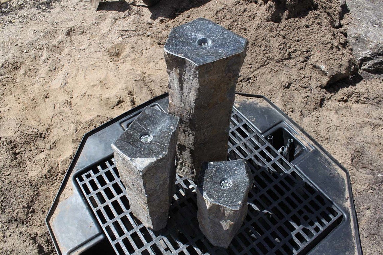 EasyPro Polished Side Basalt Fountain - Smith Creek Fish Farm