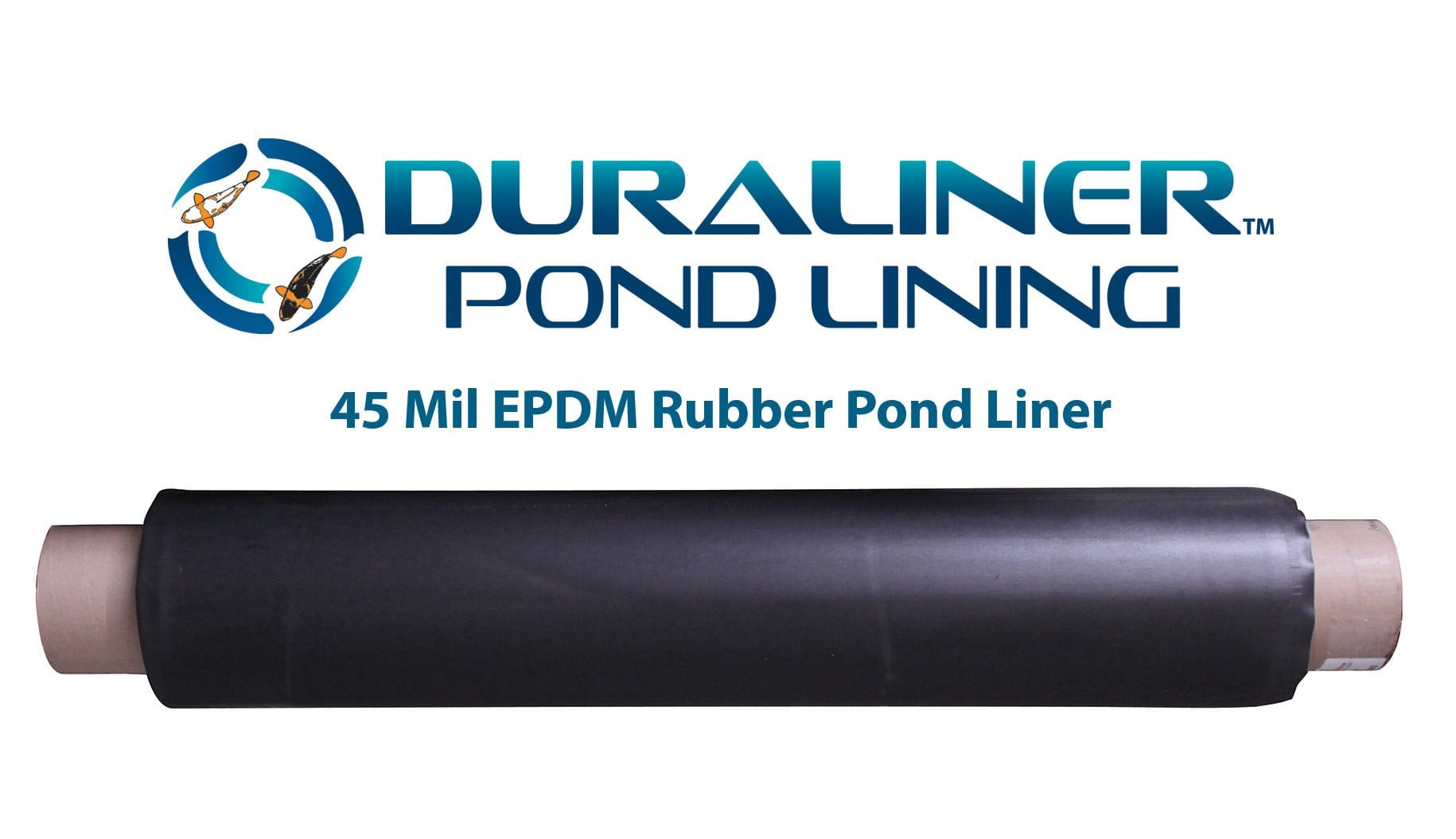 EasyPro Pond Liner and Accessories DuraLiner 45mil Rubber Pond Liner 50' Rolls