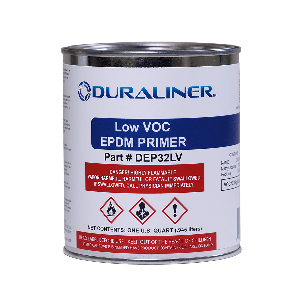 EasyPro Pond Liner and Accessories LVOC EPDM Primer- 1 qt. DuraLiner EPDM Primer