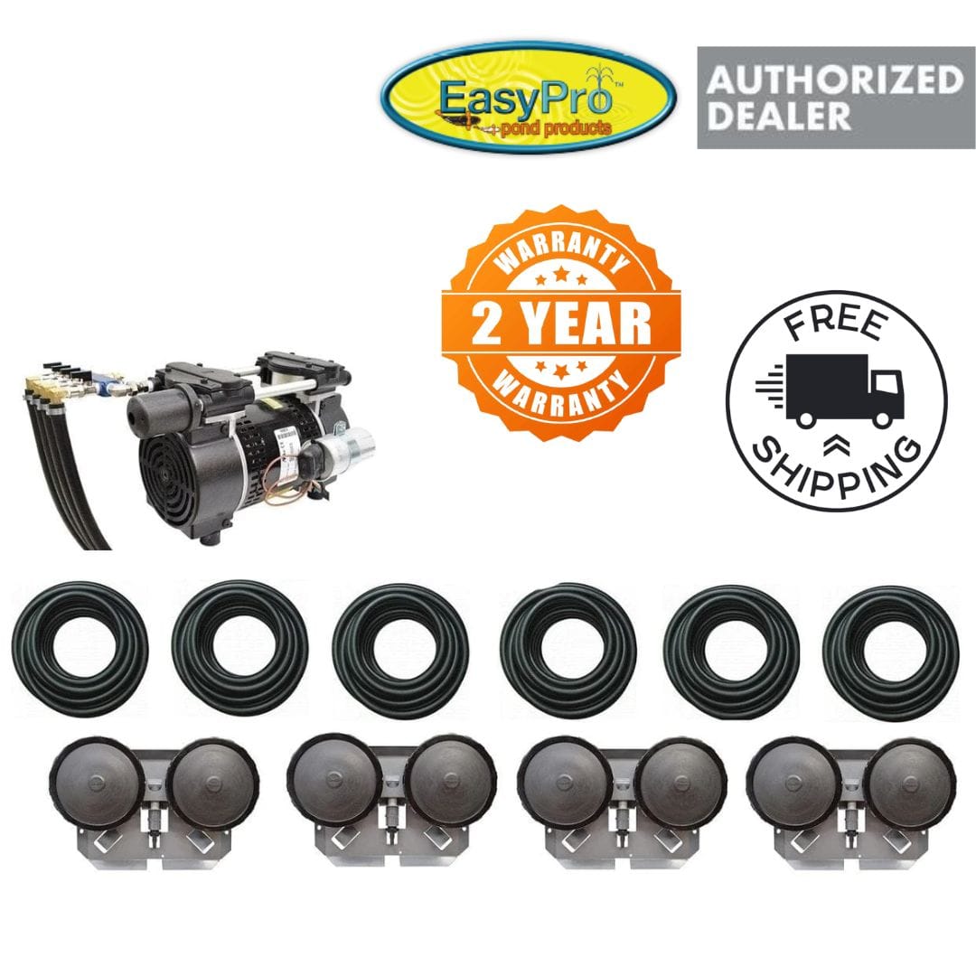 EasyPro Rocking Piston Aerator Basic System 3/4 HP(Upto 4 Acres) - Smith Creek Fish Farm