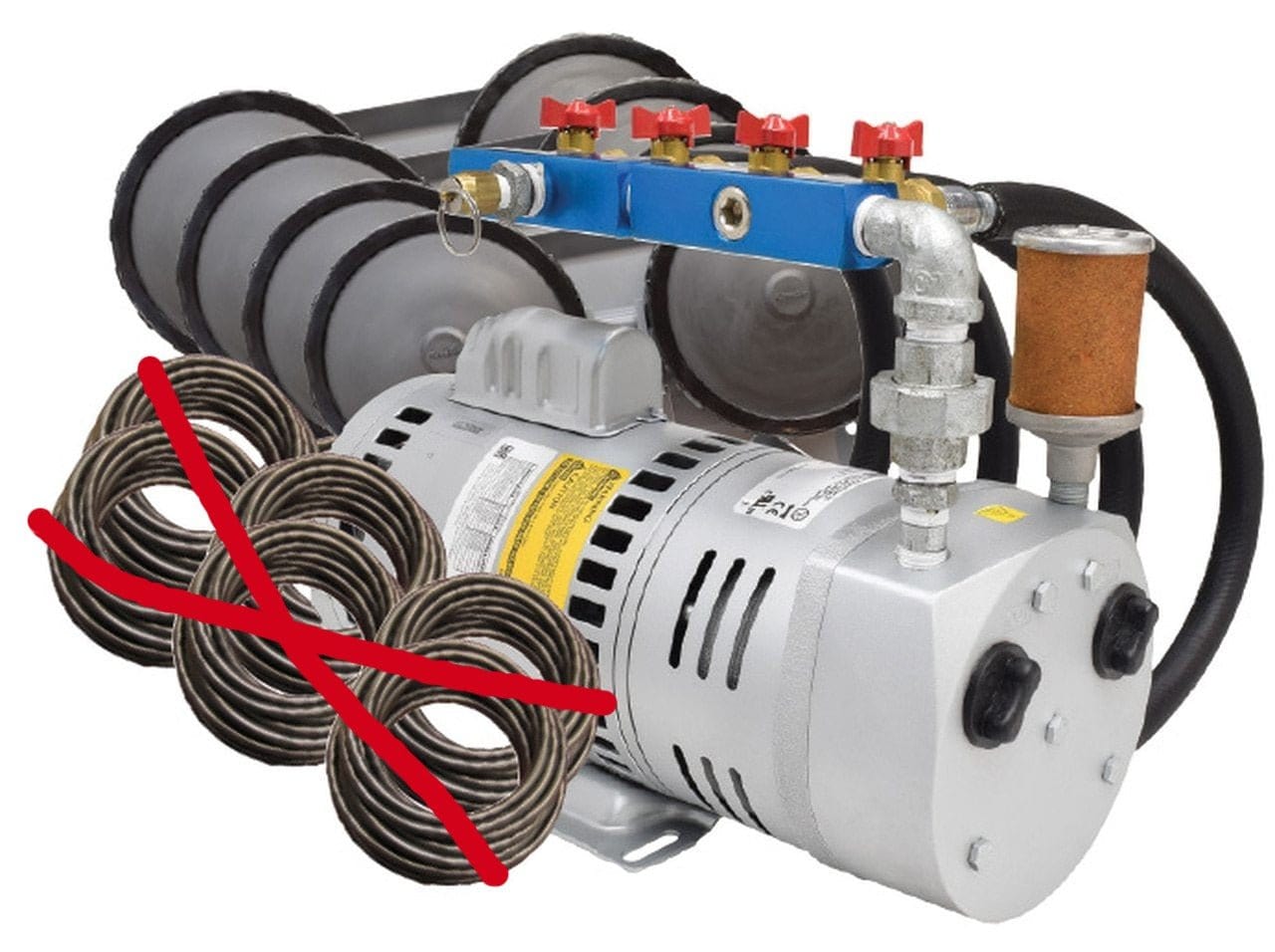 EasyPro Rotary Vane Aerator Basic System 3/4 HP 230v - Smith Creek Fish Farm