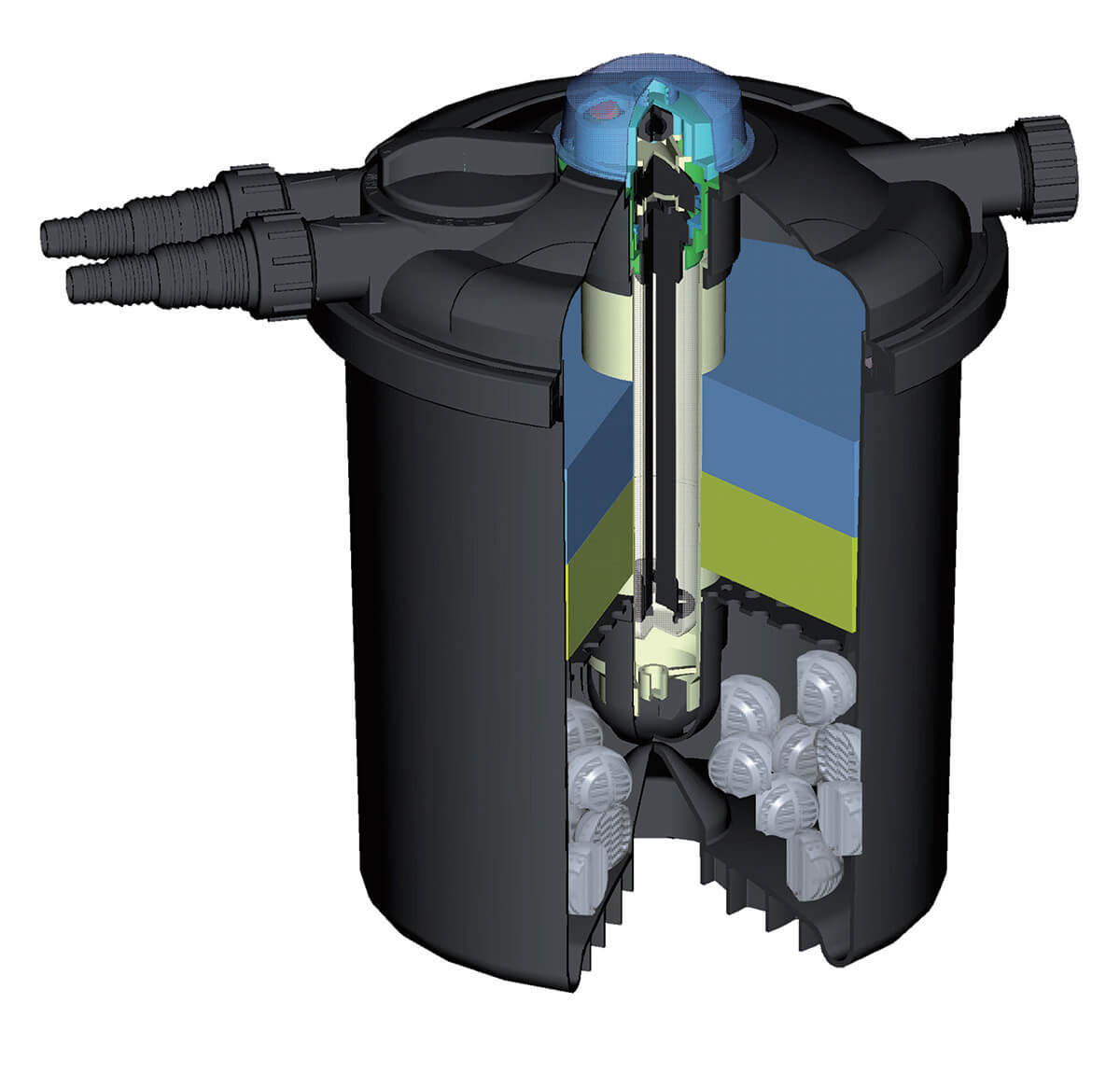 Eco - Clear Pressurized Pond Filter 2600 gph EasyPro - Smith Creek Fish Farm