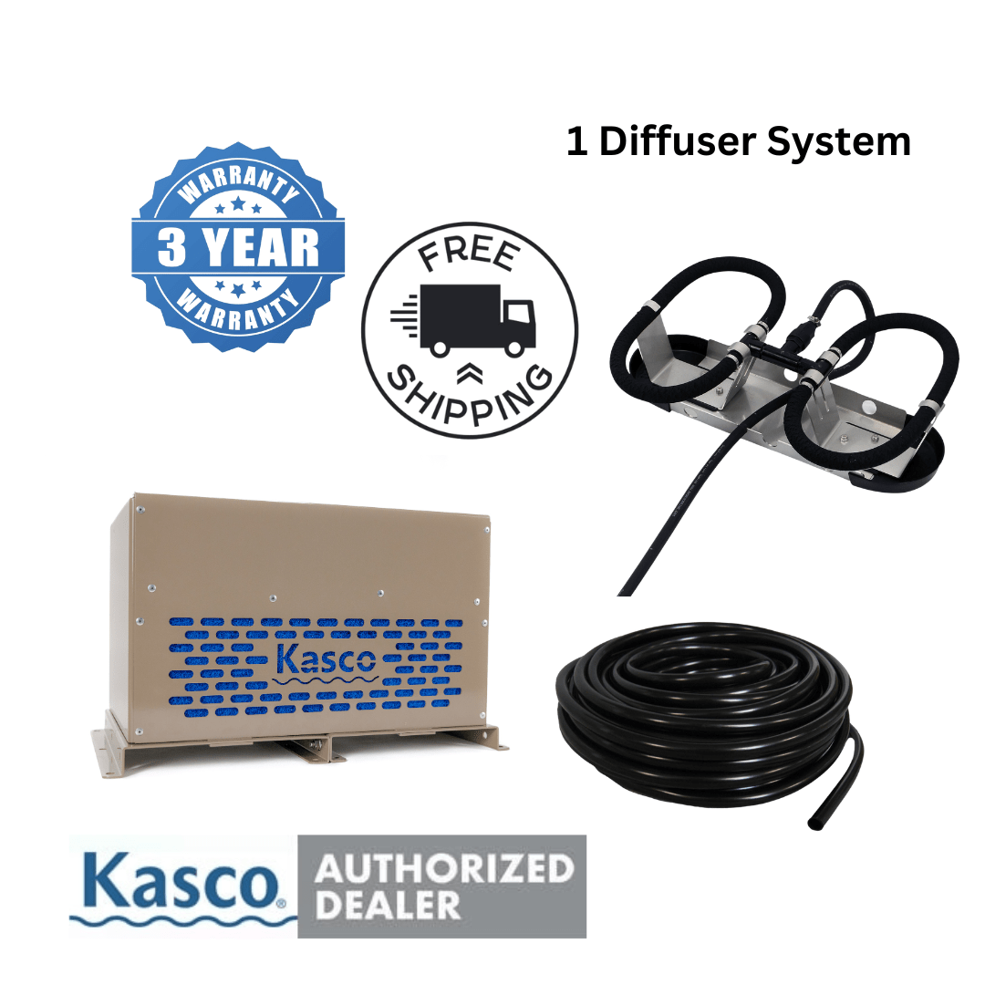 Kasco Aerator System Base Mount Cabinet Kasco Robust-Aire 1:  1/4 HP 120V Kasco Robust-Aire 1: 1/4 HP 120V - Smith Creek Fish Farm