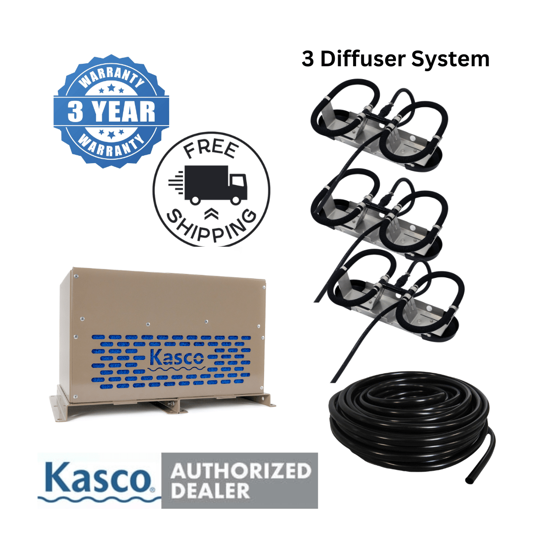 Kasco Aerator System Base Mount Cabinet Kasco Robust-Aire 3: 1/2 HP 120V Kasco Robust-Aire 3: 1/2 HP 120V - Smith Creek Fish Farm