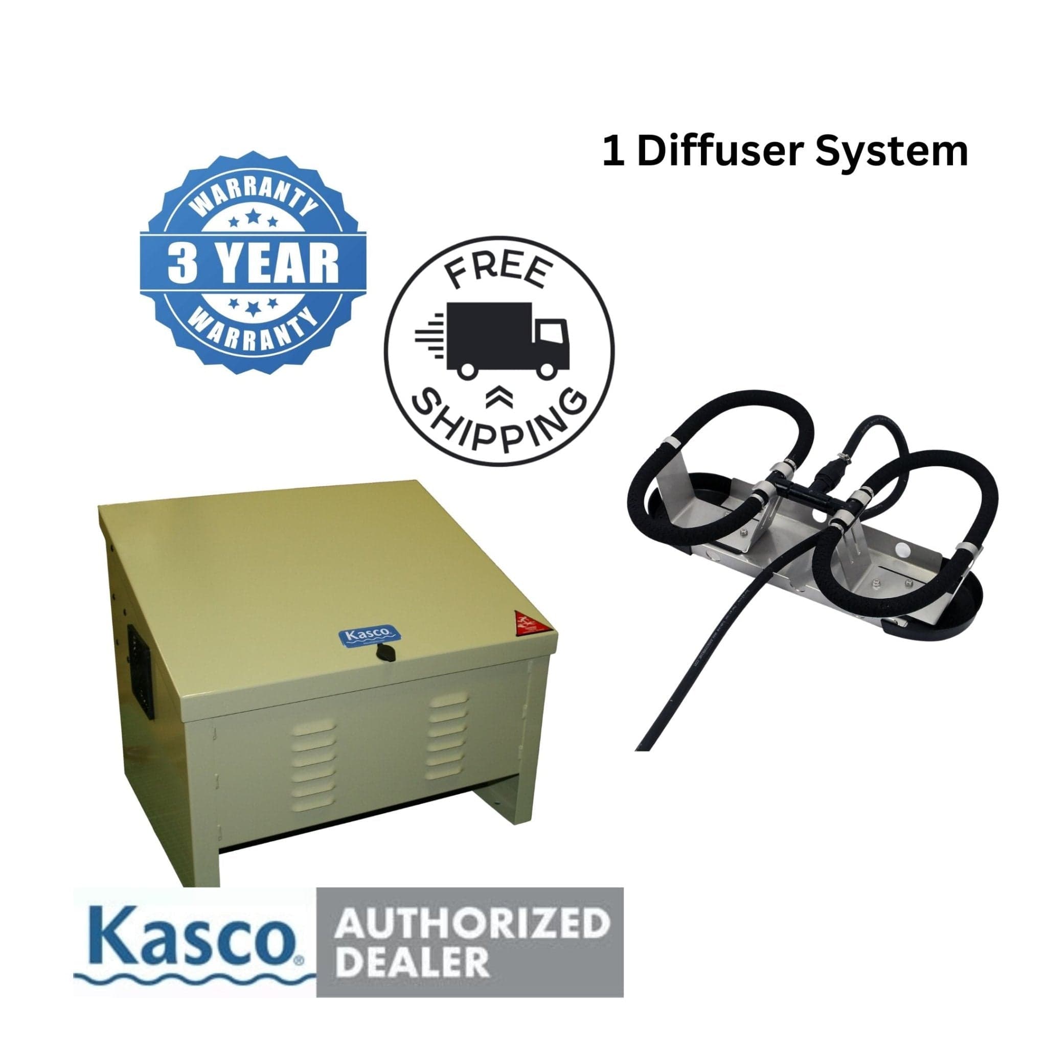 Kasco Aerator System Kasco Robust-Aire 1:  1/4 HP 120V Kasco Robust-Aire 1: 1/4 HP 120V - Smith Creek Fish Farm