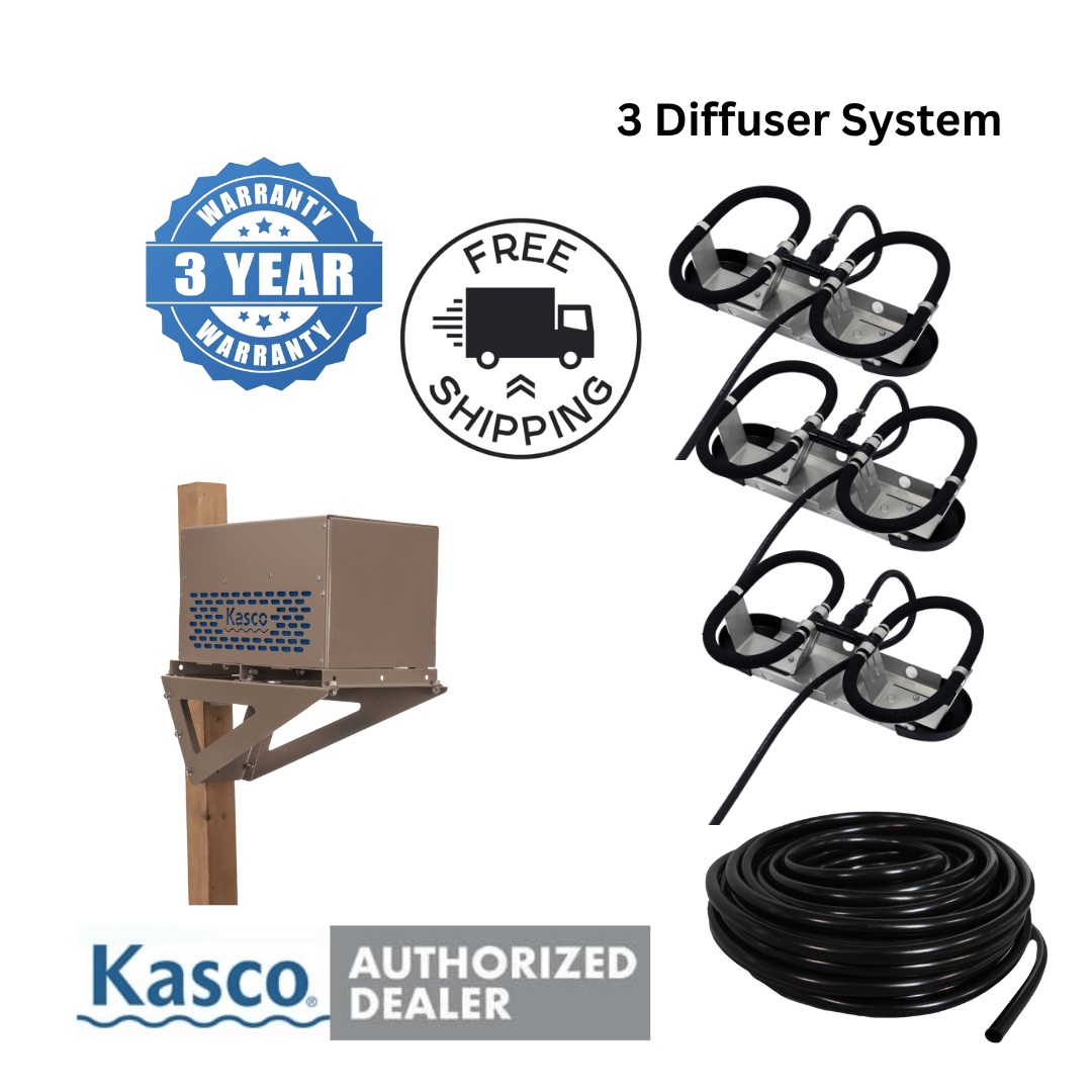 Kasco Aerator System Post Mount Cabinet Kasco Robust-Aire 3: 1/2 HP 120V Kasco Robust-Aire 3: 1/2 HP 120V - Smith Creek Fish Farm