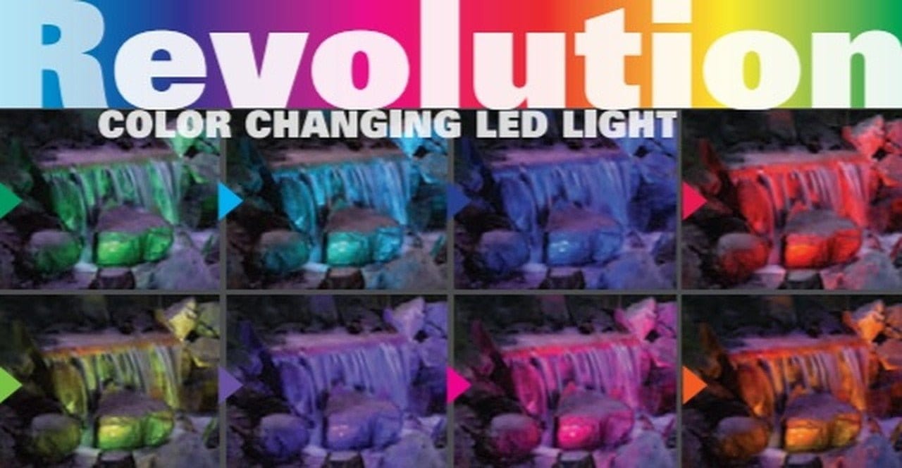 LED Color Changing Underwater Light - Smith Creek Fish Farm