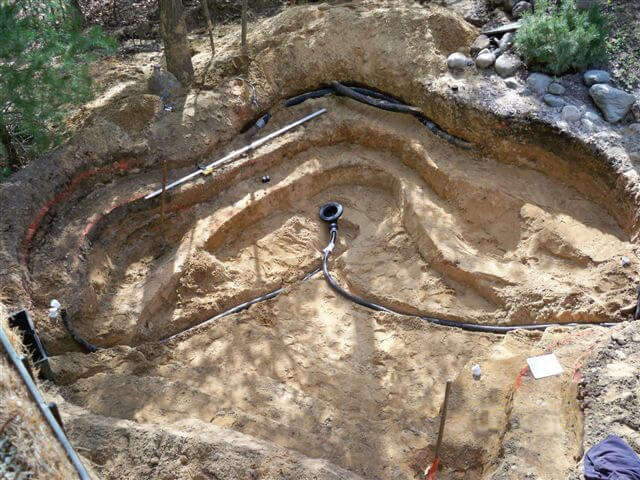 Pond Bottom Drain - Smith Creek Fish Farm