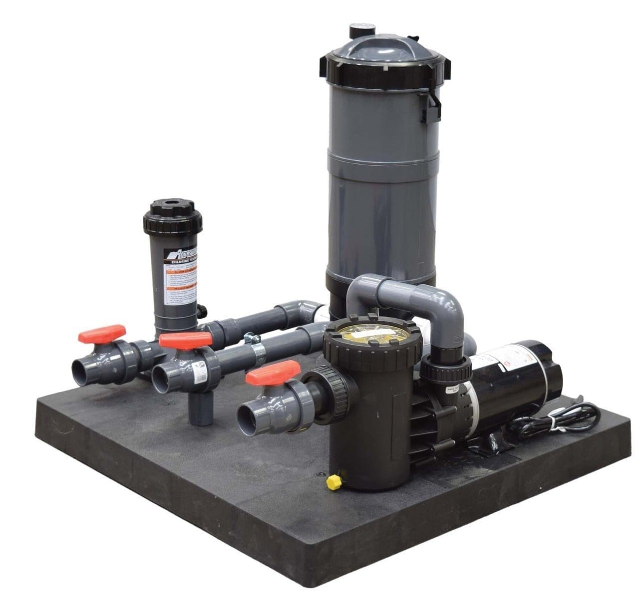 Skid Mount Cartridge Fountain Filter System - Smith Creek Fish Farm