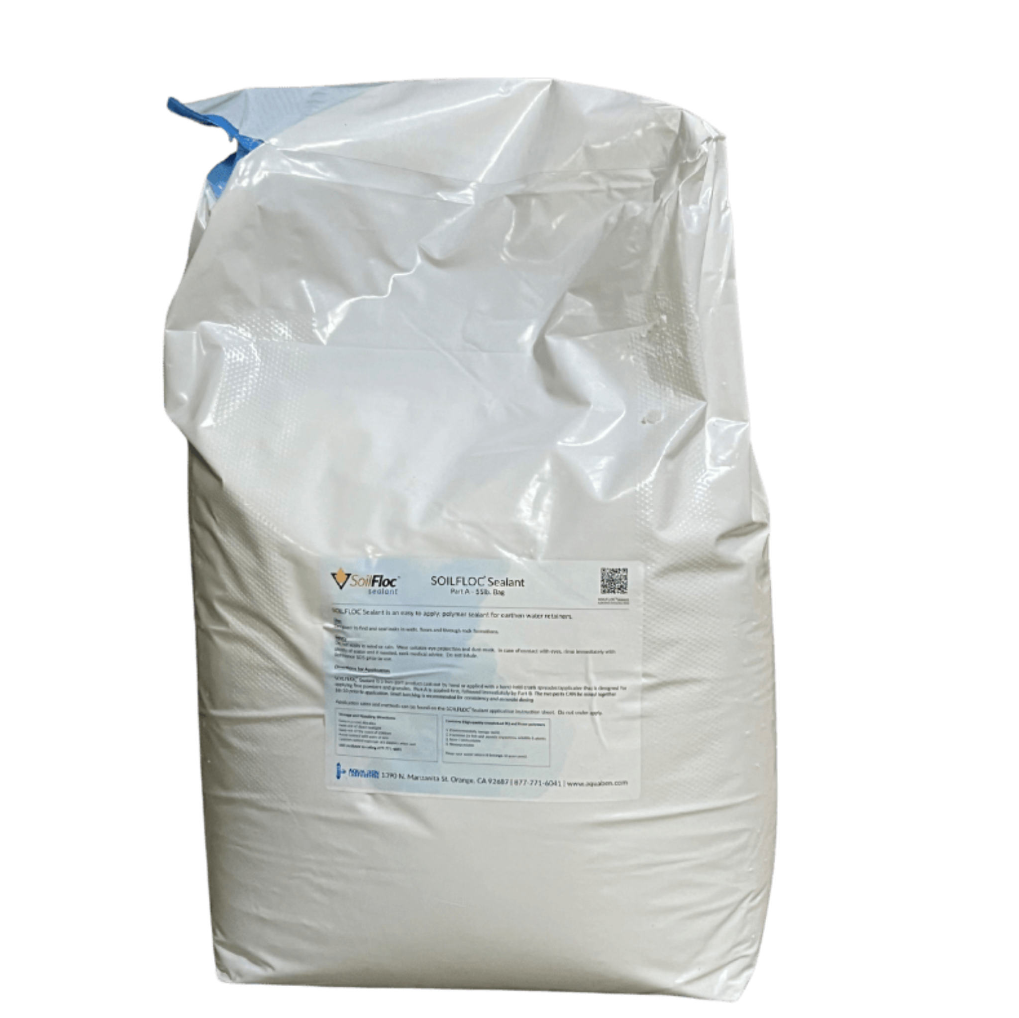 Soilfloc Pond Sealant - Two - Part Polymer Leak Sealer System (110 lbs) - Smith Creek Fish Farm