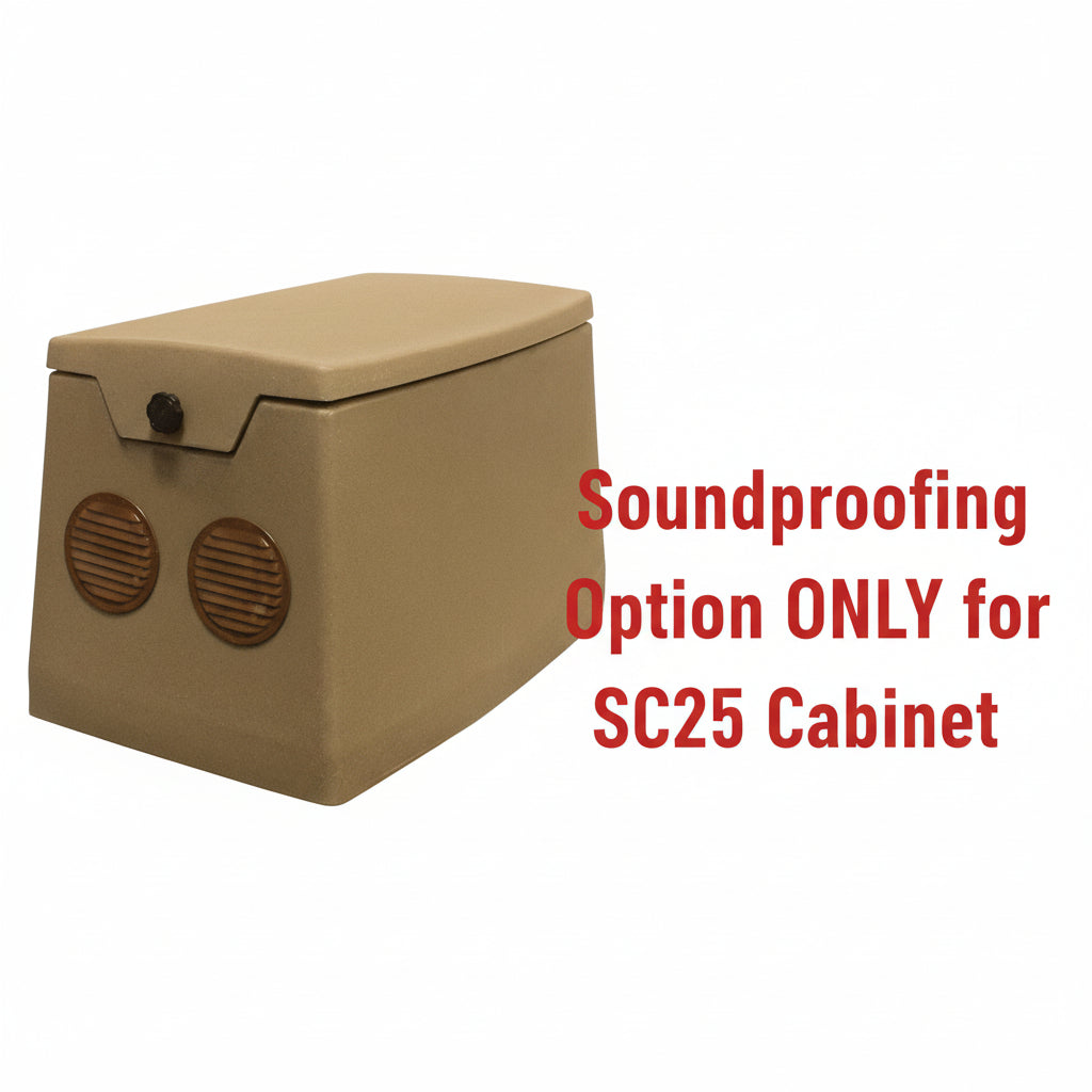 Soundproofing Option for Roto - Molded Weatherproof Cabinets - Smith Creek Fish Farm